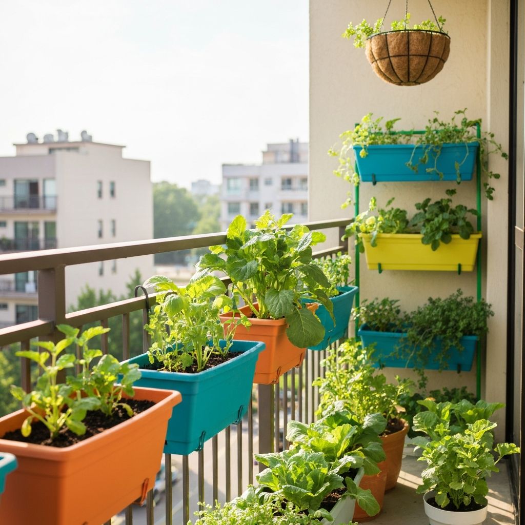 Residential Balcony Garden