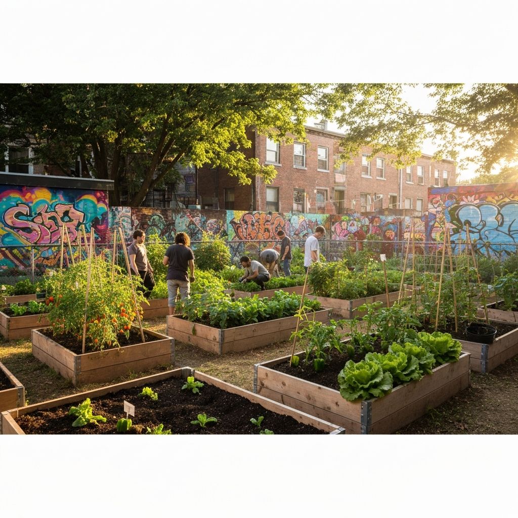Agrowia team working on a rooftop garden